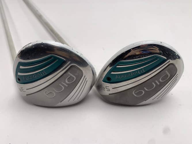 Ping Rhapsody 2015 3 & 5 Fairway Wood Set 18* 22* ULT220 Lite Ladies Graphite RH