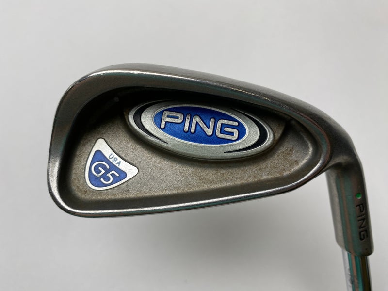 Ping G5 Single 6 Iron Green Dot 2* Up Regular Steel Mens RH Midsize Grip
