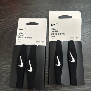 Nike Dri-Fit Bicep Bands (NEW) (2 pack for the price of 1) (Color: Black)
