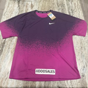 NWT Nike Men's NikeCourt Slam Tennis Shirt Fuchsia FV2438-518 $90 Medium M-TALL

New With Tags