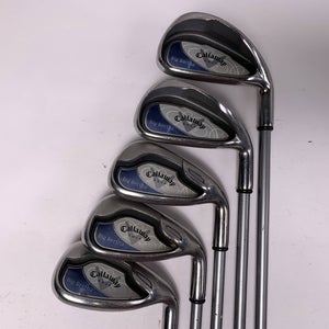 Callaway Big Bertha 2006 Iron Set 6-PW+SW 55g Ladies Graphite RH-Missing 9 Iron