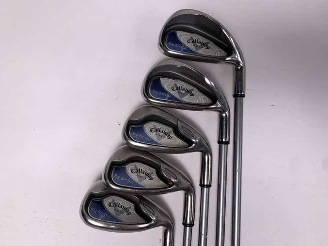 Callaway Big Bertha 2006 Iron Set 6-PW+SW 55g Ladies Graphite RH-Missing 9 Iron