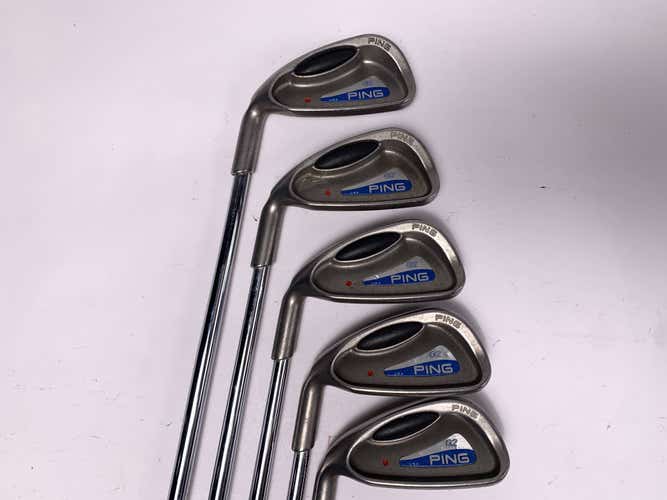 Ping G2 Iron Set 4-8 Red Dot True Temper Stiff Steel Mens LH