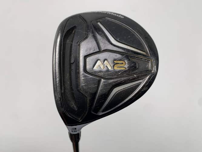TaylorMade M2 3 Fairway Wood 15* REAX 65g Regular Graphite Mens LH Midsize Grip