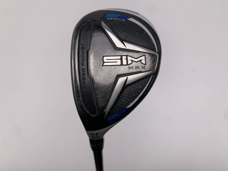 TaylorMade SIM MAX 4 Hybrid 22* Fujikura Ventus Blue 6R Regular Graphite Mens LH