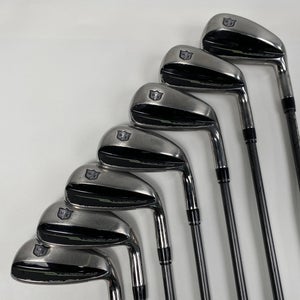Wilson Launch Pad Iron Set 5-PW+GW Even Flow 5.0 55g Senior Graphite Mens RH