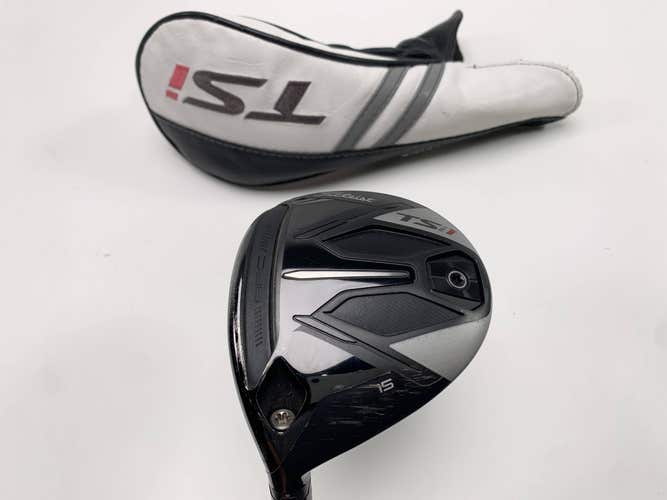 Titleist TSi1 3 Fairway Wood 15* Aldila Ascent Regular Mens LH HC Midsize Grip