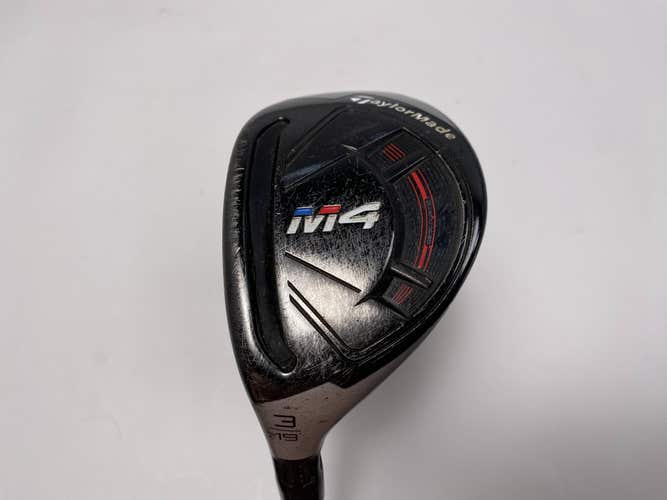 TaylorMade M4 3 Hybrid 19* Fujikura Atmos 7S Stiff Graphite Mens LH