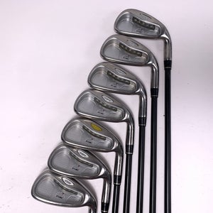 TaylorMade Rac OS 2005 Iron Set 3-9 UG65 Regular Steel Mens RH Oversize Grips