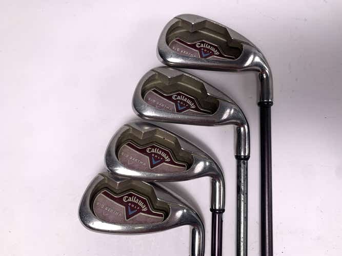 Callaway Solaire Gems Iron Set 6-9 Ladies Gems Ladies Graphite Womens RH