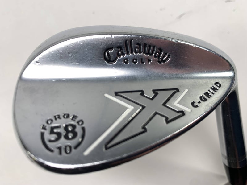 Callaway X Forged Chrome Lob Wedge LW 58* 10 Dynamic Gold S300 Stiff RH