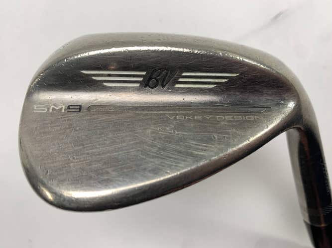 Titleist Vokey SM9 Brushed Steel Wedge 58* 8 Bounce M-Grind Wedge Steel Mens RH