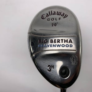 Callaway Big Bertha Heavenwood 3 Hybrid 20* Big Bertha Gems 55 Ladies RH