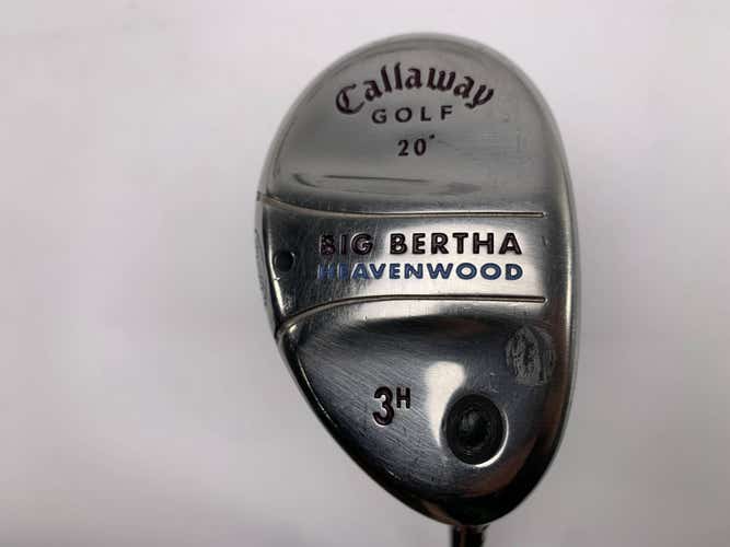 Callaway Big Bertha Heavenwood 3 Hybrid 20* Big Bertha Gems 55 Ladies RH