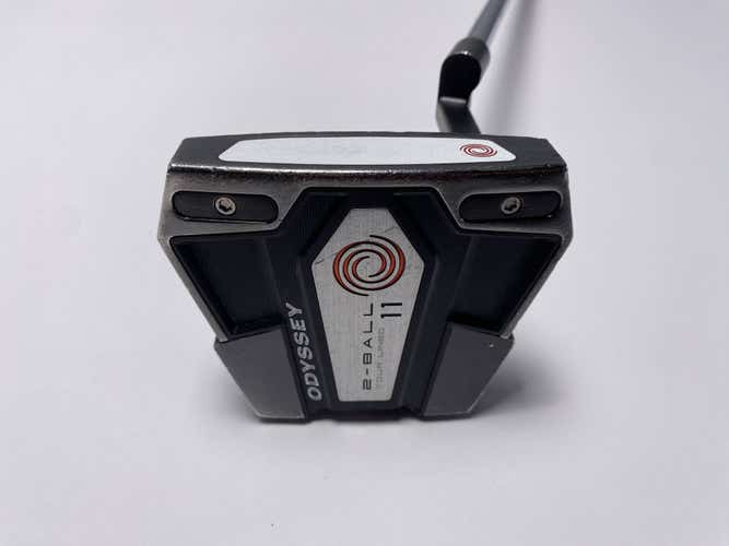 Odyssey 2-Ball Eleven Tour Lined CH Putter 34" SuperStroke Flatso 2.0 Mens RH