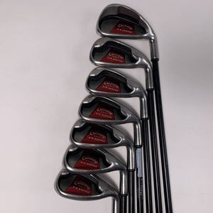Callaway Big Bertha 2008 Iron Set 4-PW+SW 75g Stiff Graphite Mens RH No 5i