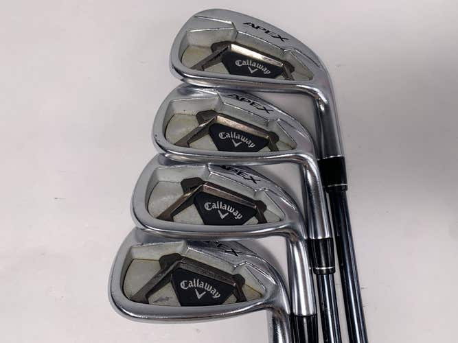 Callaway Apex 19 Iron Set 7-PW UST Mamiya Recoil Dart F3 75g Regular RH