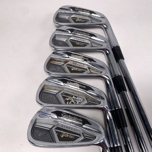 TaylorMade PSi Iron Set 4-8 True Temper Dynamic Gold S400 Stiff Steel Mens RH