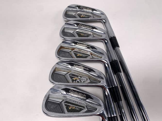 TaylorMade PSi Iron Set 4-8 True Temper Dynamic Gold S400 Stiff Steel Mens RH