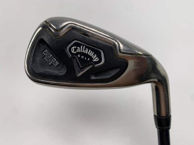Callaway Fusion Wide Sole Single 6 Iron 75g Regular Graphite Mens RH