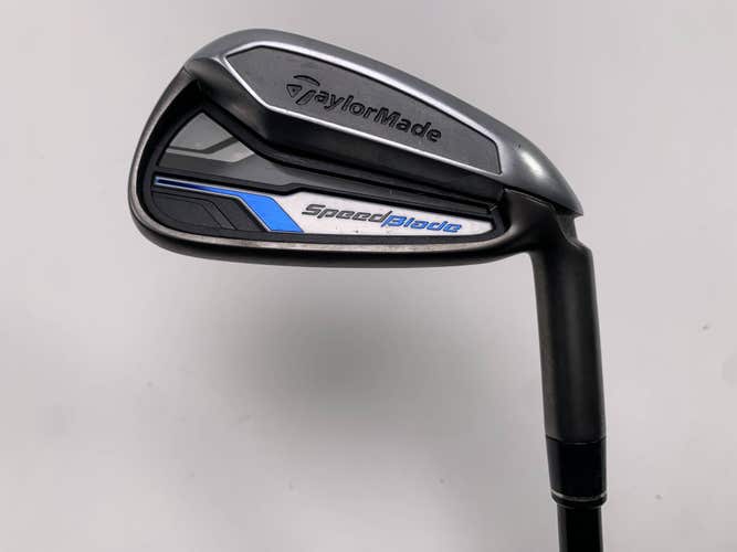 TaylorMade Speedblade Single 6 Iron VeloxT 65g Regular Graphite Mens RH
