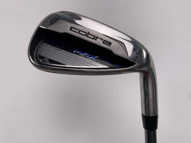 Cobra MAX Single 9 Iron White Tie X4 Lite Graphite Mens RH Midsize Grip