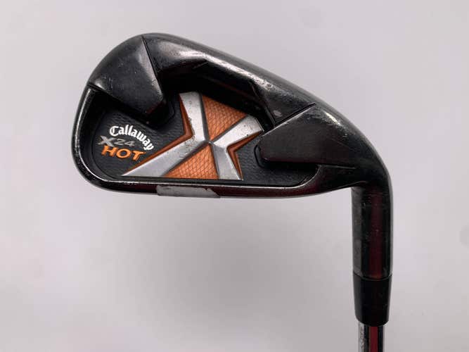Callaway X-24 Hot Single 6 Iron Uniflex Steel Mens RH Midsize Grip