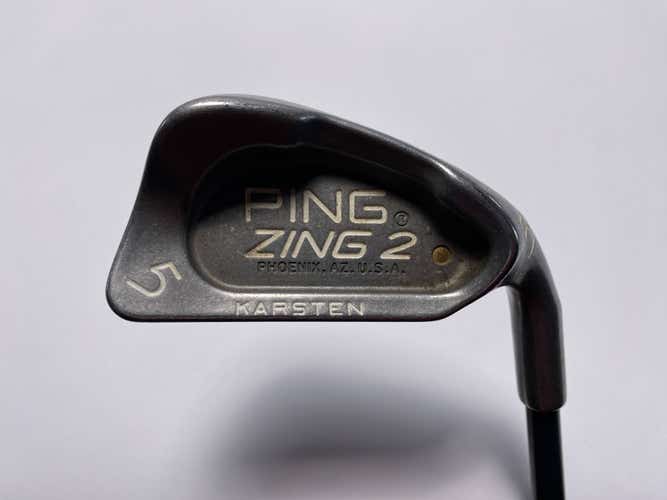 Ping Zing 2 Single 5 Iron White Dot 3* Up Karsten 101 Regular RH -2''