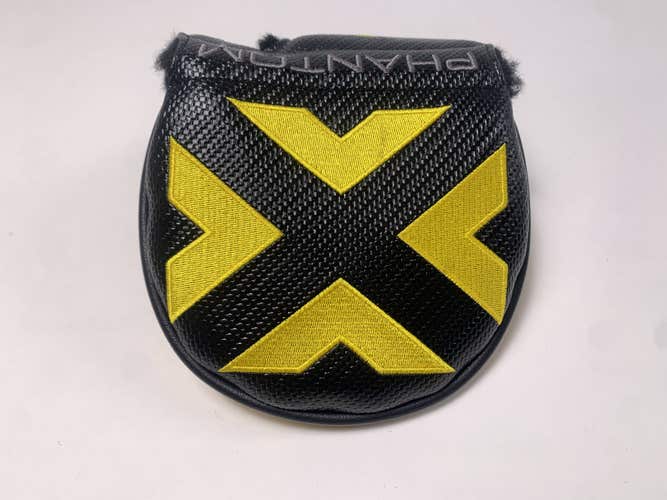 Titleist Scotty Cameron Phantom Putter Black Yellow Headcover Left Handed HC