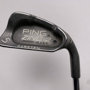 Ping Zing 2 Single 5 Iron Black Dot Karsten JZ Regular Steel Mens RH