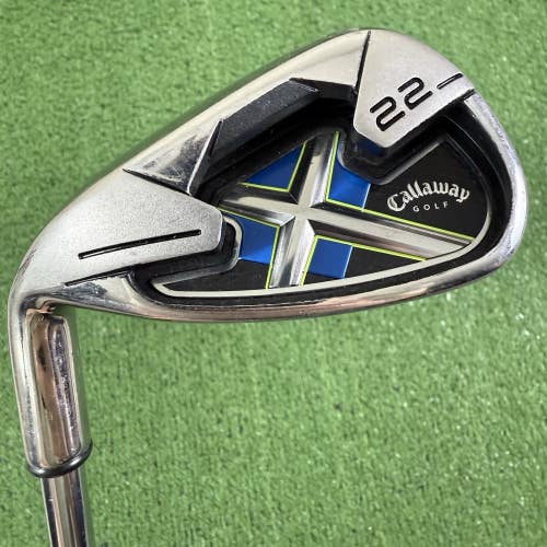 Callaway X-22 X22 8 Iron Left Handed Uniflex Steel Shaft -1/2 Short