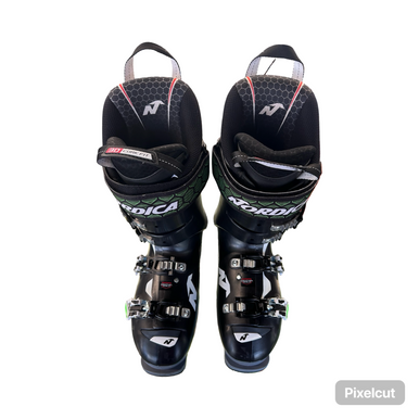 Used Nordica SPEED MACHINE 110 Mens DH Ski Boot Black 265 MP - M08.5 - W09.5 10299-S000304140