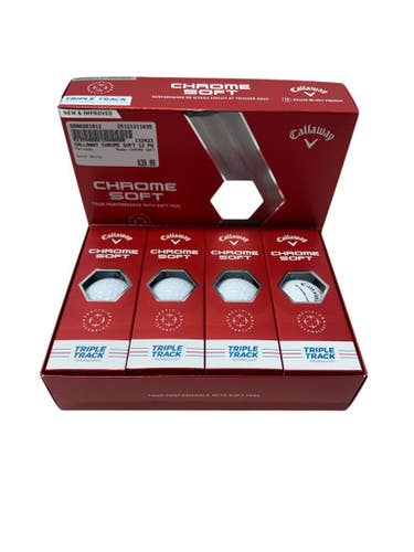Used Callaway CHROME SOFT 12 Pack - Golf Balls White 11835-S000201911