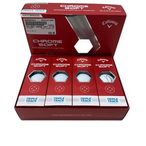 Used Callaway CHROME SOFT 12 Pack - Golf Balls White 11835-S000201912