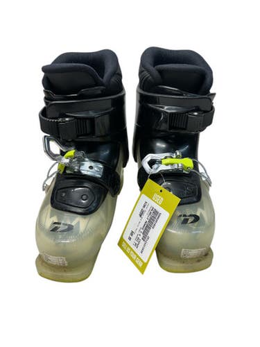 Used Dalbello MENACE 2.0 Boys DH Ski Boot Black And Optic Yellow 205 MP - J01 11835-S000201920