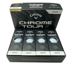 Used Callaway CHROME TOUR X 12 Pack - Golf Balls White 11835-S000201941