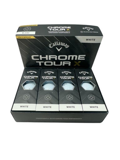 Used Callaway CHROME TOUR X 12 Pack - Golf Balls White 11835-S000201941