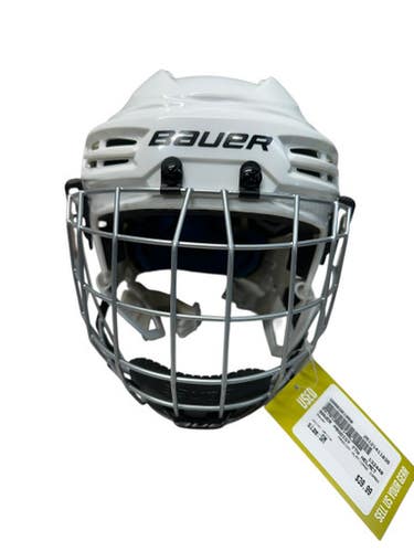 Used Bauer PRODIGY HLMT/CAGE COMBO Helmet Cage Combo White SM 11835-S000201959