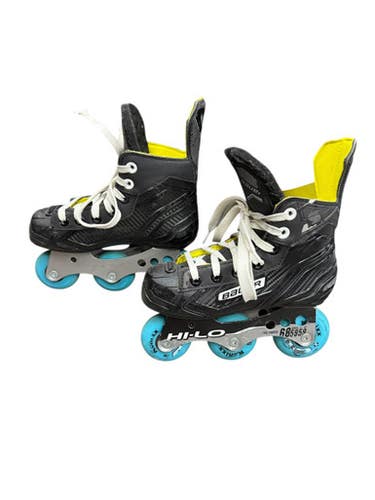Used Bauer RS Roller Hockey Skates Black Youth 12.0 11835-S000202041