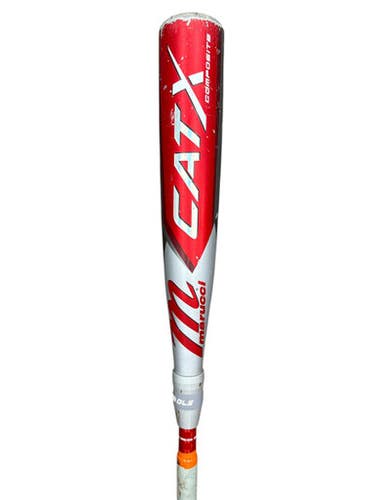 Used Marucci MSBCCPX8 BB/SB USSSA 2 3/4 Bat Silver And Red 29" 11835-S000202056