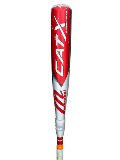 Used Marucci MSBCCPX8 BB/SB USSSA 2 3/4 Bat Silver And Red 29" 11835-S000202056