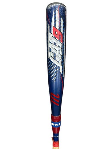 Used Marucci MSBCCP910A BB/SB USSSA 2 3/4 Bat White/Red/Navy 28" 11835-S000202057