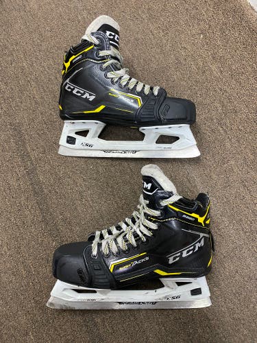 2020 CCM Super Tacks 9380 Hockey Goalie Skates Regular Width 6 (Used)