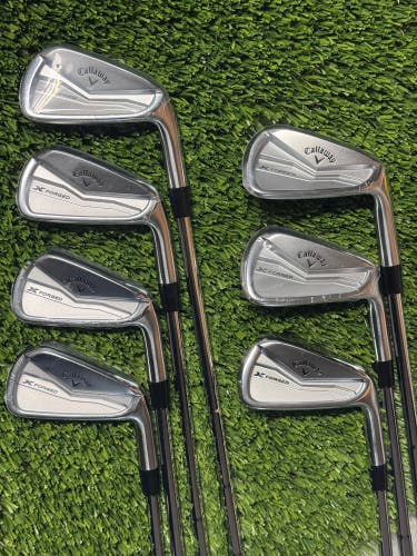 NEW 2025 Callaway X Forged 4-PW with Dynamic Gold Mid 115 Stiff Flex Steel RH