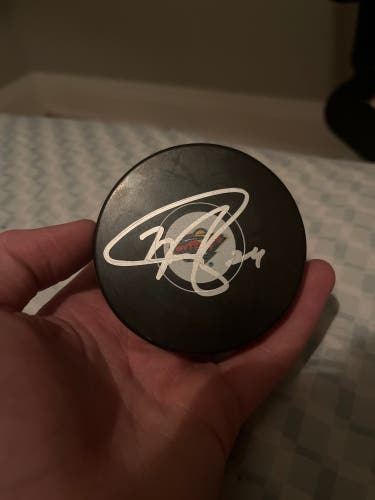 Matt Dumba Minnesota wild autographed puck