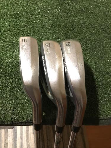 Cleveland CBX Launcher Irons Set (6-8 Irons) Stiff S300 DST 98 Steel (+1/2)