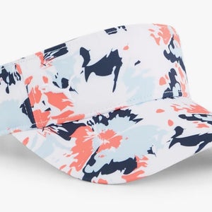 Puma Women's Borrego Sport Visor (White/Blue/Salmon, Adjustable) Golf 2025 NEW