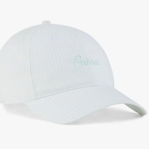 Puma Women's Seersucker Dad Hat (Adjustable) Ladies Golf Cap 2025 NEW