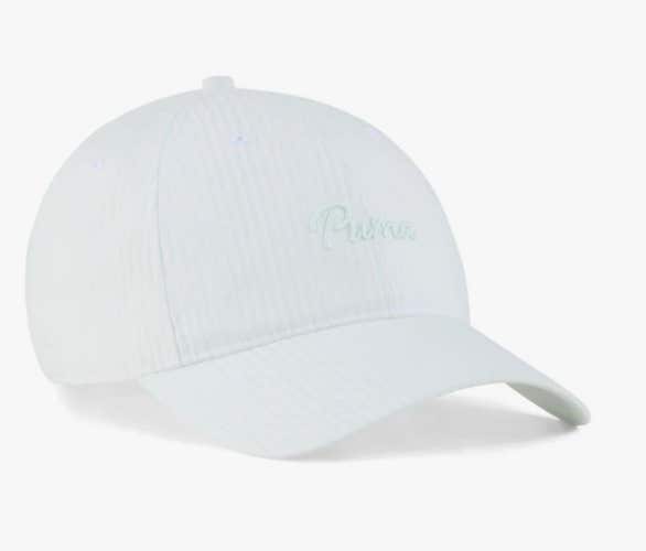 Puma Women's Seersucker Dad Hat (Adjustable) Ladies Golf Cap 2025 NEW