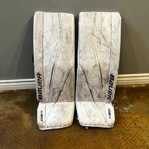 32" 2023 Bauer GSX (2023 Model) Goalie Leg Pads Pro Stock (Used)